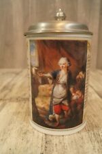 Villeroy&Boch Der bayerische Kronprinz Bierkrug mit Zinndeckel  Karlsberg Motiv8