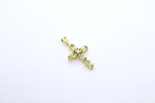 Kreuz anhänger 585 - 585, gelbgold