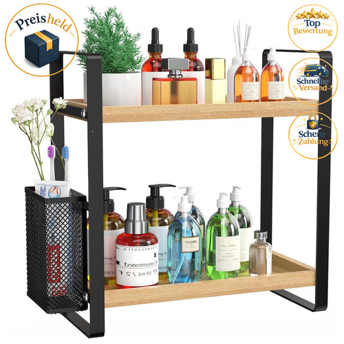 Badezimmer organizer mit korb - badezimmer-organizer,