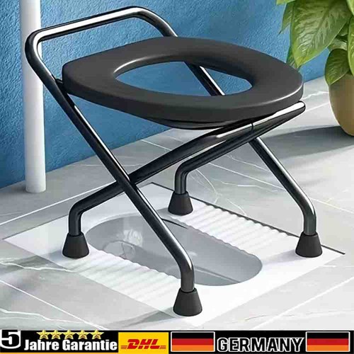 Klappbarer toilettenstuhl - klappbarer,