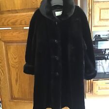 Mädchen schwarz Jingle Pelzmantel Alter 5/6 einmal gebraucht 