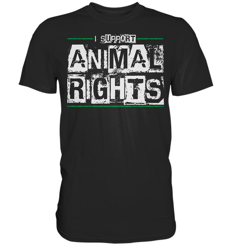 Premium shirt animal rights - shirt,