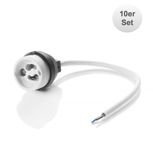 Gu10 lampen fassung mit - gu10,