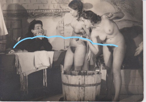 Vintage aktfoto 1940 - ,