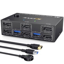 KVM- Dual Monitor DisplayPort