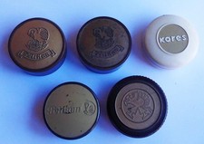 Konvolut alte Reklame Bakelit Dosen Büro PELIKAN GREIF TESA etc