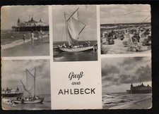(0119) AK DDR Usedom Ahlbeck Segelboot Seeadler