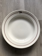 sehr großer, alter Teller Reederei Poseidon Schiffahrt Fraureuth Porzellan