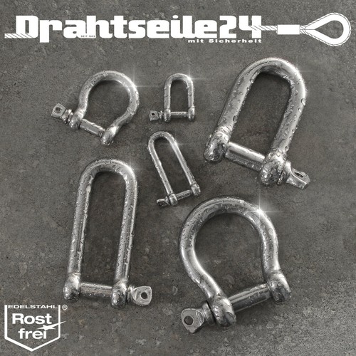 Edelstahl schäkel schekel - edelstahl,