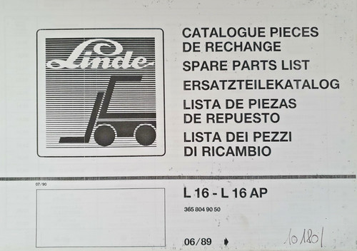 Ersatzteilbuch linde - -,