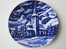 Wandteller Weihnachten 1997