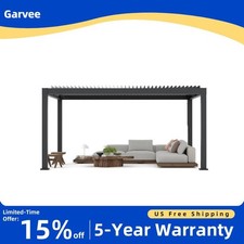 12x16 ft Louvered Pergola