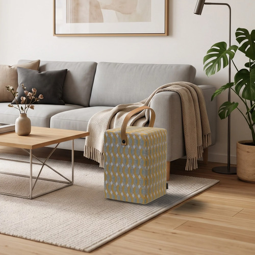 Hocker linus gold aus - hocker,