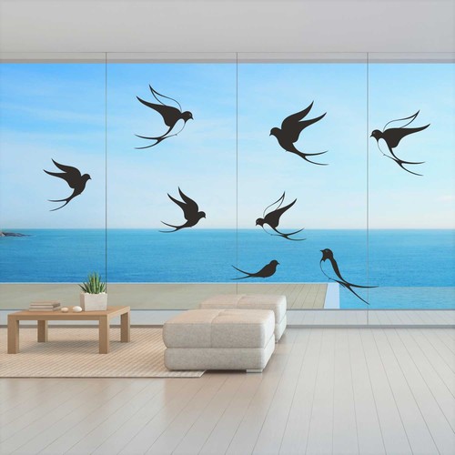 Fensterbild vogel aufkleber - fensterbild,