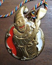 Vintage  Karneval-Faschingsorden  " Harlekin "  Session Orden  8.  CV  1975