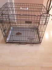 Hundetransportbox Gitterbox Drahtkäfig Faltbar Hunde Transportbox Hundekäfig