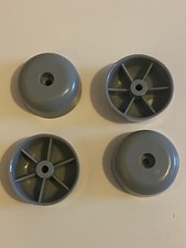 113290 x 4 IKEA Fuß zu DETOLF Glasschrank in GRAU