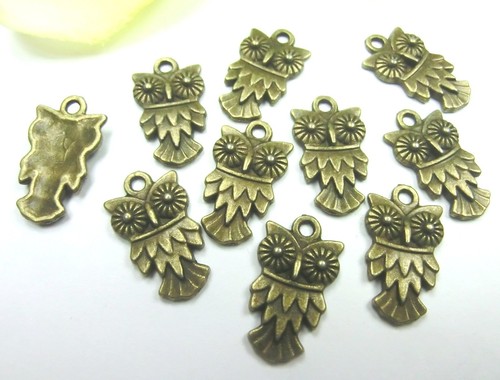 Anhänger charms eule farbe - 40,