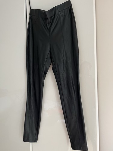 Hose schwarz only lederimitat - hose,