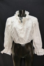 Gr.46 Dirndlbluse weiß Bluse