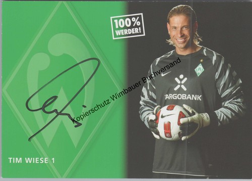 Original autogramm tim wiese - autogramm,