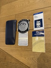 Jeppesen Flight Computer mit Hülle und Manual (Deutsche Ausgabe)