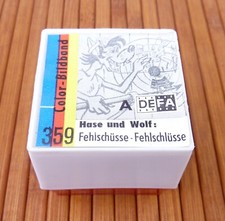 DEFA COLOR BILDBAND Diafilm Rollfilm Nr. 359 HASE UND WOLF: FEHLSCHÜSSE Magica
