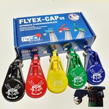 5x FlyEx-Cap Automatischer Flaschenverschluss Bierflasche Cola Wespenschutz Bier