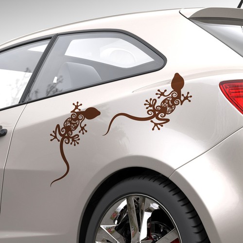 Aufkleber gecko dekor gekko - dekor,