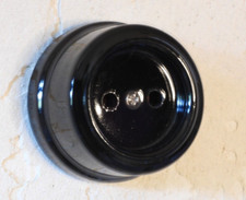 Steckdose Porzellan Aufputz