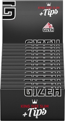 Box gizeh black slim - black, kz