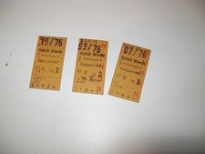 ✅ 3x Fahrkarte Fahrschein