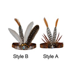 Kopfschmuck mit Federn für