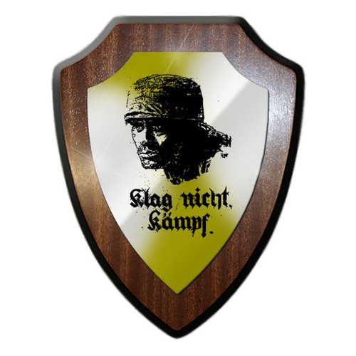Wappenschild klag nicht - klag,
