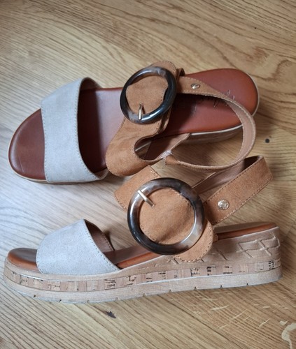 Mustang sandalen wildleder - mustang,