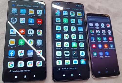Zwei redmi handys sehr - zwei, in