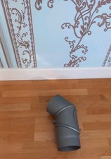 DN 120 mm DN 150 mm Abgasrohr Rauchrohr 2 mm Kaminrohr Ofenrohr Bogen Wandfutter