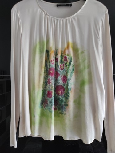 Seidenshirt langarm xl - seidenshirt,