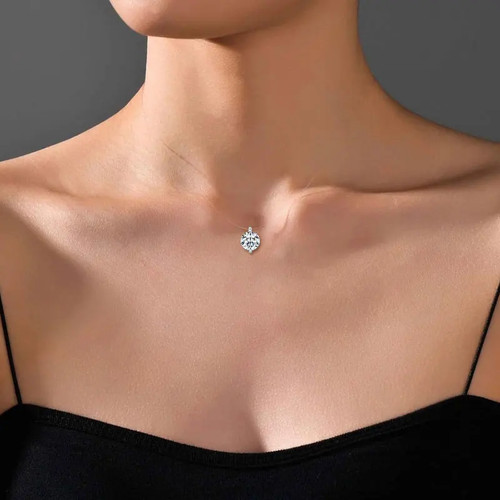 Unsichtbare kette halskette - kette,