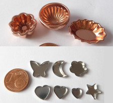 Backform kupferfarben silber