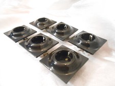 neuw. Bakelit Steckdose schwarz Unterputz alt antik eckig Schalter Ruhla