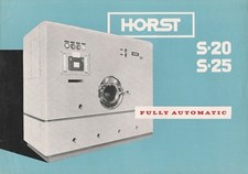 Reklame Horst Industrie-Waschmaschinen S20 S25 Englisch Hamburg-Altona