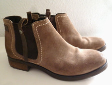 SANSIBAR  Stiefeletten  Schuhe  Gr.  40 - braun  / used Look