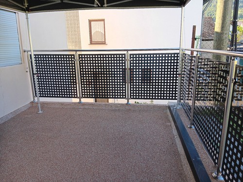 Edelstahl balkon geländer alu - edelstahl,