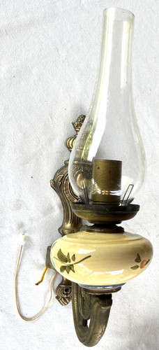 Wandlampe messing und keramik - und,