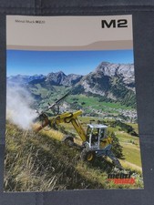 MENZI MUCK M2 Schreitbagger, Bagger Prospekt von 03/2025 in französisch ( b 324)