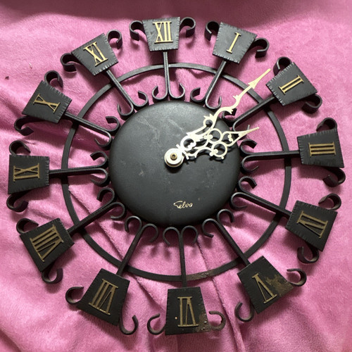 Selva wanduhr rund metall - selva,