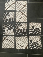 10x Ikea Stoff Canvas Vintage