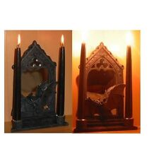 Spiegel mit Kerzenhalter