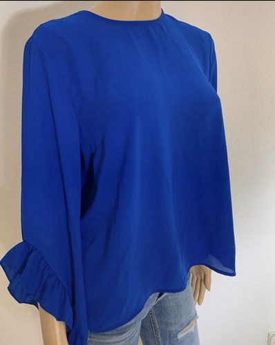 Schöne blaue bluse mit - schöne,
